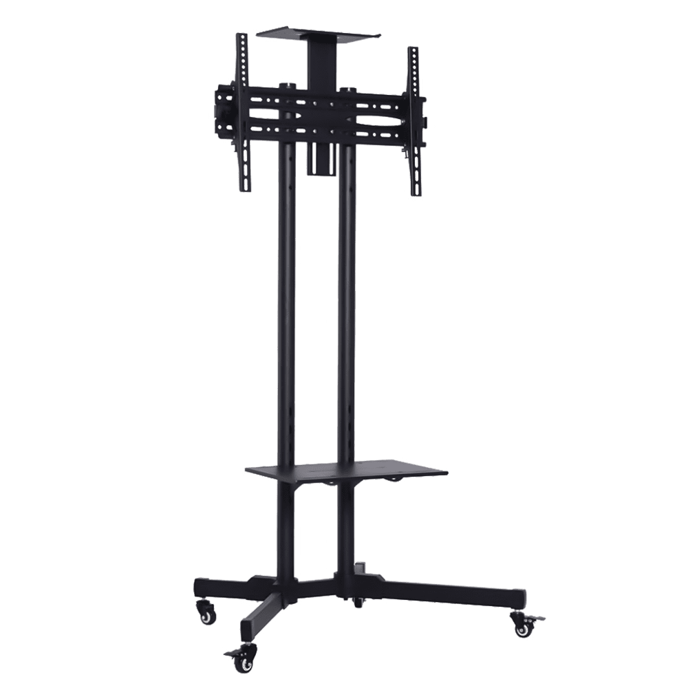 PEDESTAL MÓVIL PARA PIZARRAS Y PANTALLAS DE 42" A 100", SOPORTA HASTA 120 KG, VESA 800X600, CON RUEDAS