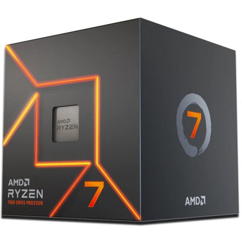AMD Ryzen 7 7700 100-100000592SBX procesador AM5 caja retail vista frontal