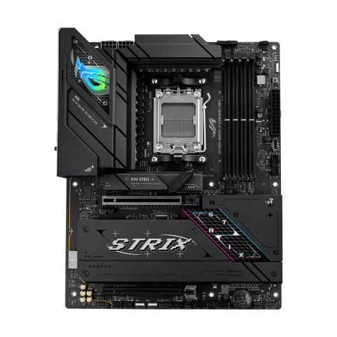 Placa Madre ASUS ROG Strix B850-F Gaming WiFi - AMD B850 - Socket AM5 - DDR5 - WiFi 7 - ATX vista frontal