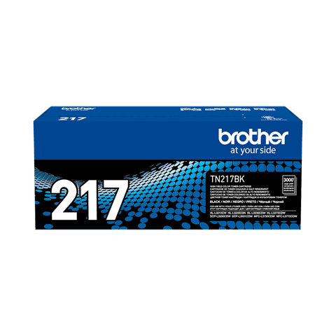 Brother TN-217BK Tóner Original Negro Alto Rendimiento 3,000 páginas