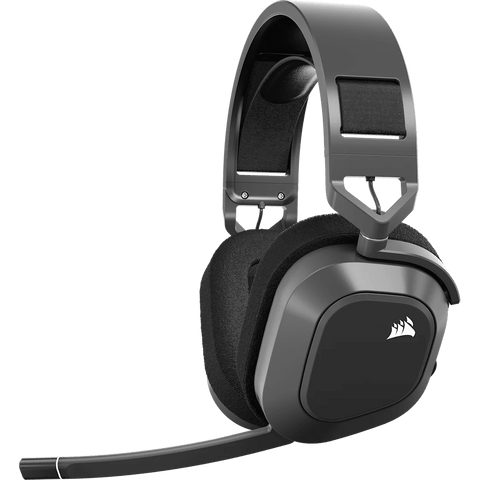 Corsair HS80 MAX Wireless Steel Gray audífonos gaming, vista principal