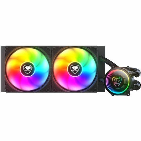 COUGAR POSEIDON ELITE ARGB ENFRIAMIENTO LÍQUIDO PARA CPU, 2X 120MM, 500 - 2200RPM 3MPSD240.0001 - SMART BUSINESS