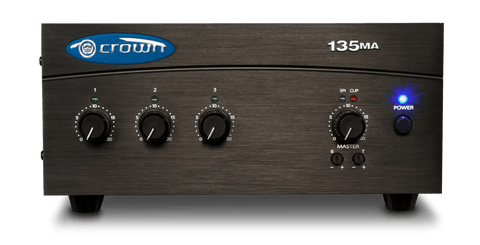 Amplificador mezclador Crown 135MA G135MAE60 vista frontal oficial