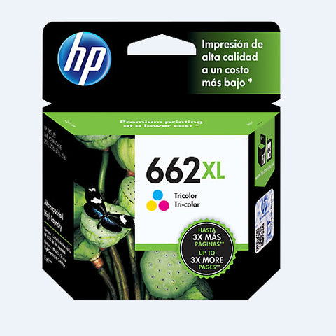 Cartucho de Tinta HP 662XL Tricolor CZ106AL vista principal
