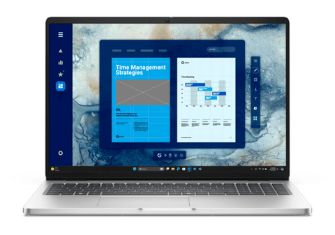 Notebook Dell Pro 16 PC16250 vista frontal oficial