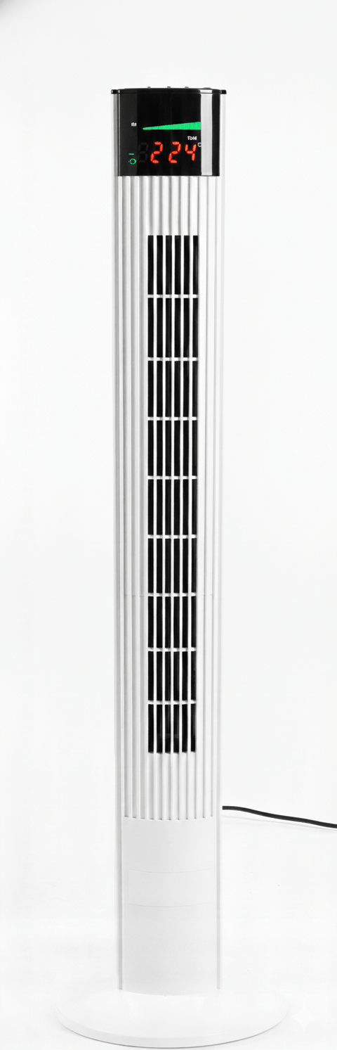 Ventilador de Torre Digital GD46 46" Blanco – Control Remoto, Silencioso y 3 Velocidades de Deltron | first_variant_option_1 — Envío inmediato