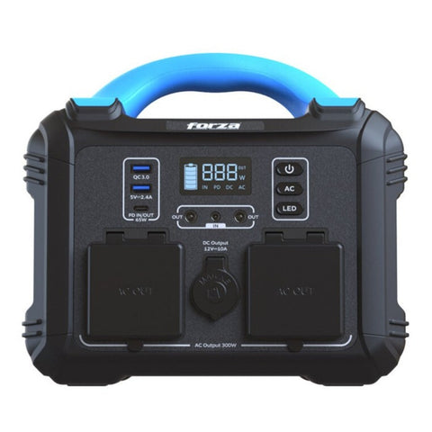 Estación de Energía Portátil Forza Titan FPP-T302-I 300W - 236.25Wh LiMnFePO4 - 2 AC + 6 DC - 220V vista principal