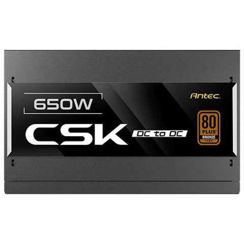 FUENTE DE PODER ATX 650 W 80 PLUS BRONZE, CABLEADO FIJO, VENTILADOR SILENCIOSO – IDEAL PARA PC GAMING O DE OFICINA 0-761345-20108-7 - SMART BUSINESS