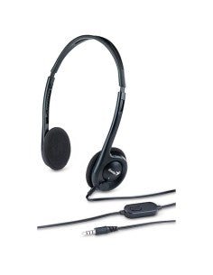 GENIUS HS - 200C AUDÍFONOS CON MICRÓFONO DIADEMA AJUSTABLE Y ADAPTADOR SINGLE JACK 3.5MM 31710151104 - SMART BUSINESS