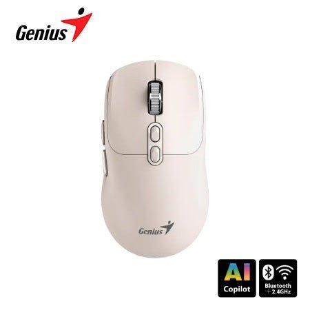 GENIUS NX‑8080S BT RATÓN INALÁMBRICO DUAL (BLUETOOTH + USB) 1600 DPI 7 BOTONES SILENCIOSO BEIGE 31030042404 - SMART BUSINESS