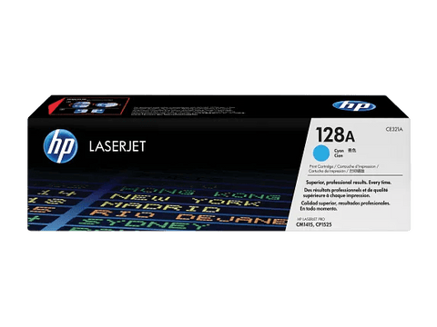 Tóner HP 128A CE321A Cian Original LaserJet