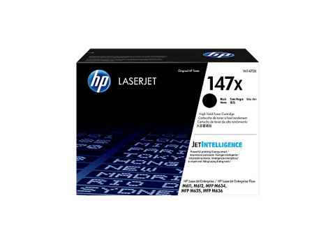 HP 147X W1470X tóner negro de alto rendimiento 25200 páginas