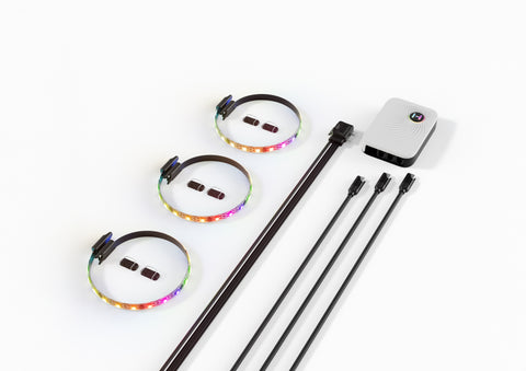 HYTE LS10 qRGB 3-Pack con NP50 ACC-HYTE-LS10-B-3NP vista principal
