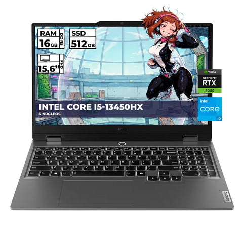 Laptop Lenovo LOQ 15IRX9 83DV01AYLM vista principal