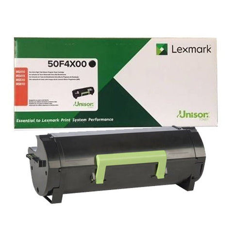 Tóner original Lexmark 50F4X00 negro de 10,000 páginas con empaque
