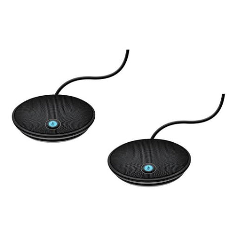 Logitech GROUP micrófonos de expansión pack de 2 989-000171 vista frontal