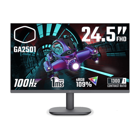 MONITOR COOLER MASTER 24.5" FHD 100HZ IPS US POWER CORD CMI - GA2501 - US CMI-GA2501-US - SMART BUSINESS