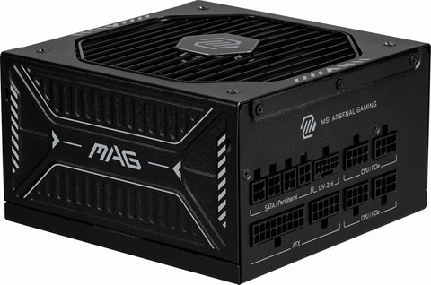 Fuente de poder MSI MAG A750GLS PCIE5 750W 80 Plus Gold