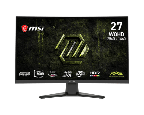 MSI MAG 275CQDF X24 monitor gaming 27 WQHD 240Hz - vista 1