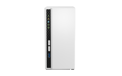 NAS QNAP TS-233-US — 616 1769998623 frontal — sin discos incluidos