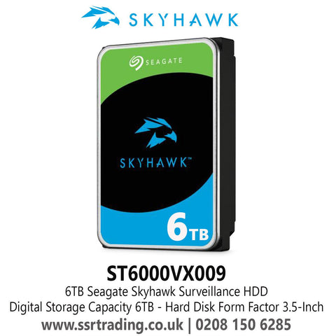 Disco duro Seagate SkyHawk 6TB ST6000VX009