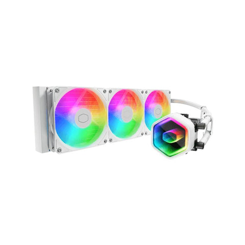 SISTEMA DE ENFRIAMIENTO LÍQUIDO PARA CPU DE 360 MM CON VENTILADORES ARGB Y DISEÑO SILENCIOSO – BLANCO MLW-D36M-A18PA-RW - SMART BUSINESS