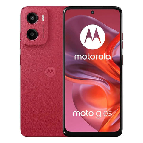 SMARTPHONE MOTOROLA MOTO G05 4+64 ROJO - RENDIMIENTO EXCEPCIONAL, PANTALLA VIBRANTE Y DISEÑO ELEGANTE PARA TU VIDA DIARIA Y ENTRETENIMIENTO. PB6K0028PE - SMART BUSINESS