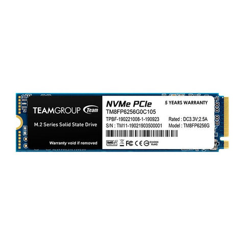 UNIDAD EN ESTADO SOLIDO MP33 M.2 PCIE SSD, 256GB, DC +3.3V de Teamgroup | first_variant_option_1 — Envío inmediato