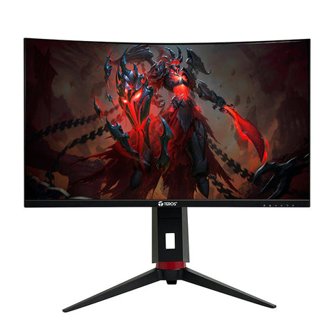 Teros TE-2765G monitor gaming curvo 27 pulgadas vista frontal