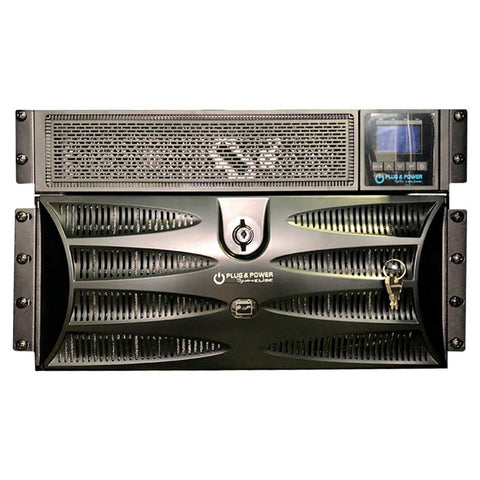 UPS ON LINE RACK/TOWER (URT) PLUG & POWER, 10000VA / 10000W, 230V, USB, RS - 232 (DB - 9) URT-10K-G2-6U-16B-B - SMART BUSINESS