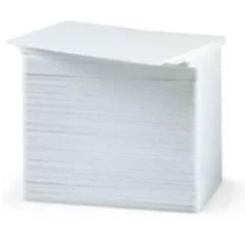 ZEBRA TARJETA DE IDENTIFICACIÓN ZEBRA PREMIER - IMPRIMIBLE - 53.85MM X 85.85MM LONGITUD - BLANCO - CLORURO DE POLIVINILO (PVC) - 500 / PAQUETE 104523-111 - SMART BUSINESS