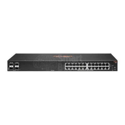 Aruba Conmutador Ethernet Aruba 6100 24 - 3 Capa Compatible - Modular - 33W Power Consumption - Par Trenzado, Fibra Óptica - 1U Alto - Montable En Bastidor, Montaje En Pared - SMART BUSINESS