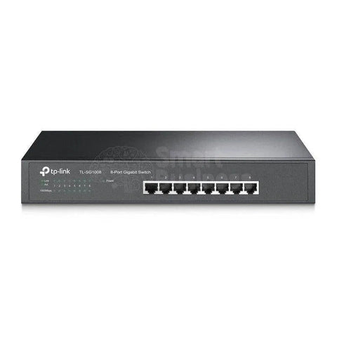 SWITCH TP-LINK TL-SG1008, 8 PUERTOS RJ-45 GBE (10/100/1000MBPS). - SMART BUSINESS
