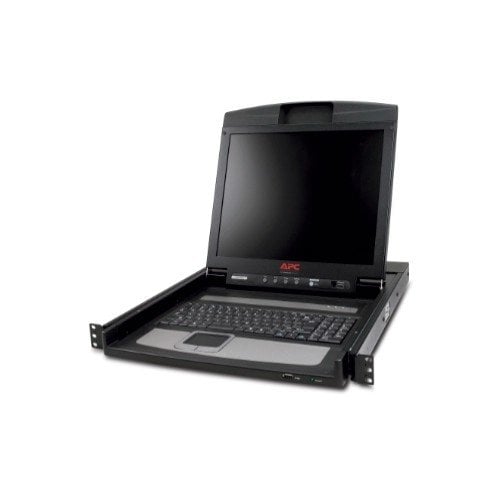 CONSOLA PARA RACK APC 17 PULGADAS 1U MODELO AP5717 ALTA COMPATIBILIDAD Y DISEÑO ESTRUCTURAL ROBUSTO