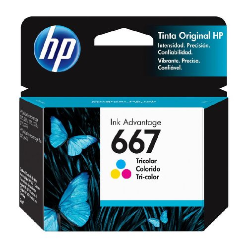 HP CARTUCHO DE TINTA HP 667 INYECCIÓN DE TINTA - TRICOLOR - ORIGINAL