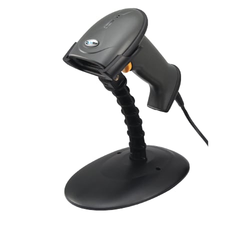 3NSTAR SC100 – ESCÁNER DE CÓDIGO DE BARRAS 1D • LÁSER • 300 ESCANEOS/SEG • USB • INCLUYE BASE Y CABLE • COMPATIBLE CON WINDOWS, LINUX Y MAC OS
