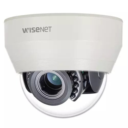 CÁMARA DE VIGILANCIA HD HANWHA VISION WISENET SCD-6085R 2MP - CÚPULA MARFIL - VISIÓN NOCTURNA 20M - VARIFOCAL Y MÚLTIPLES MONTAJES