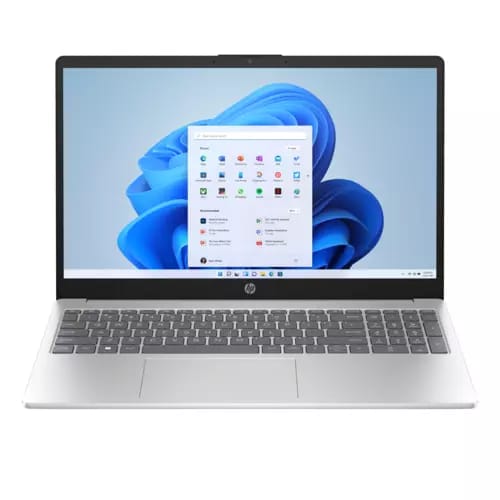 Notebook HP 15-FC0005LA 802M8LA#ABM  AMD Ryzen 3 7320U  8GB DDR5  SSD 256GB NVMe  Pantalla 15.6" FHD Antirreflejo  Wi-Fi 6 + BT 5.3  FreeDOS  Color Plateado