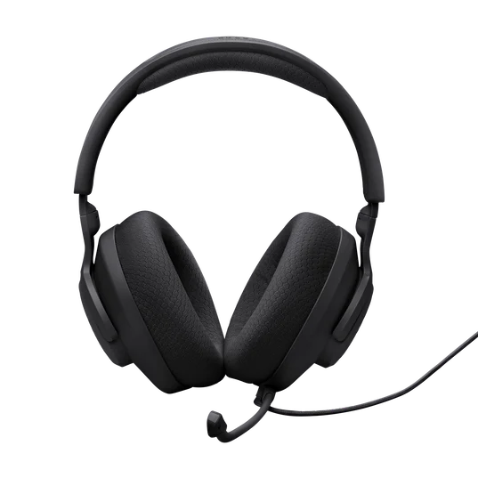 AURICULARES GAMING JBL QUANTUM 100 M2 CON SONIDO ENVOLVENTE, MICRÓFONO DESMONTABLE Y COMPATIBILIDAD MULTIPLATAFORMA – NEGRO