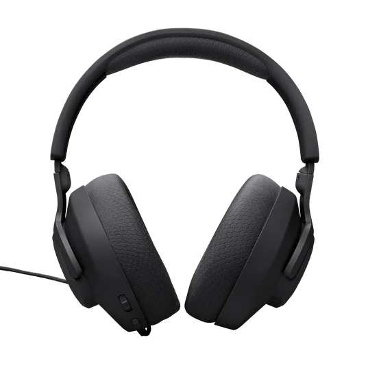 AURICULARES GAMING JBL QUANTUM 100 M2 CON SONIDO ENVOLVENTE, MICRÓFONO DESMONTABLE Y COMPATIBILIDAD MULTIPLATAFORMA – NEGRO