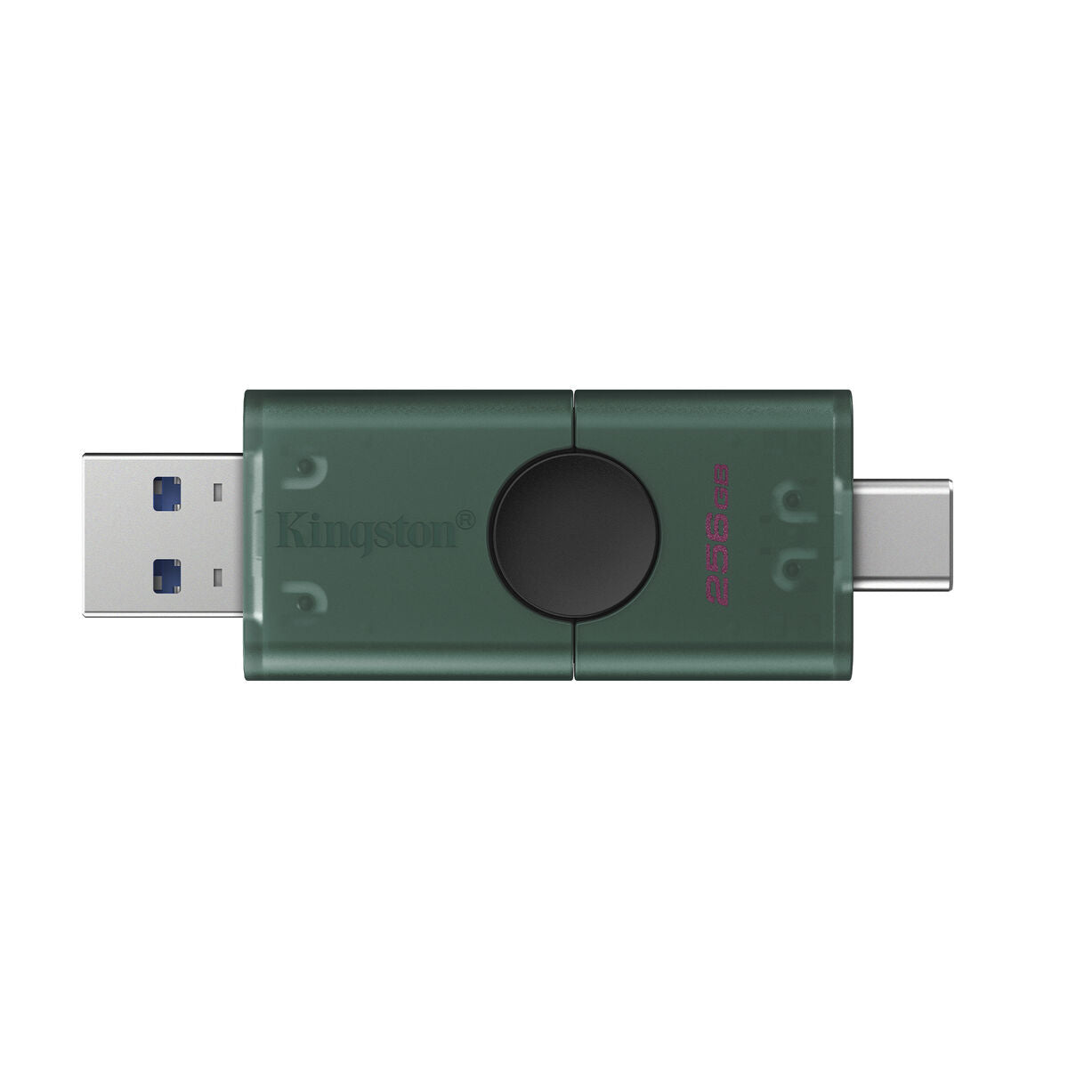 "USB KINGSTON 256GB, USB 3.2 GEN 1, ALTA VELOCIDAD DE TRANSFERENCIA, IDEAL PARA ALMACENAMIENTO Y BACKUP RÁPIDO"