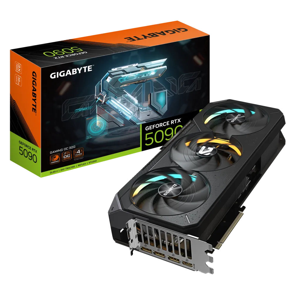 TARJETA GRÁFICA NVIDIA GEFORCE RTX 5090 GAMING OC 32GB GIGABYTE GV-N5090GAMING