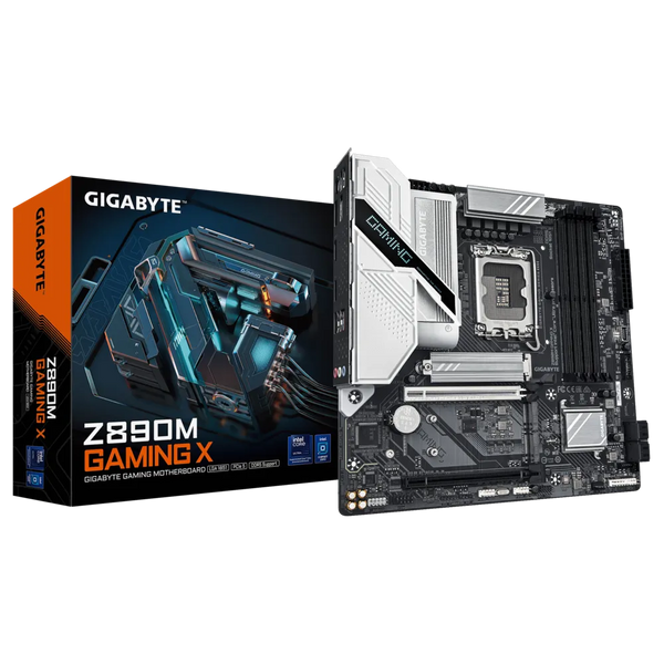 PLACA MADRE GIGABYTE Z890M GAMING X CON SOPORTE DDR5, ATX, COMPATIBLE CON INTEL CORE