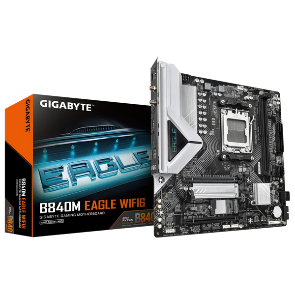 "PLACA BASE ASROCK B840M GAMING – MICRO ATX, IDEAL PARA JUEGOS, 4 PUERTOS SATA, DISEÑO RGB,