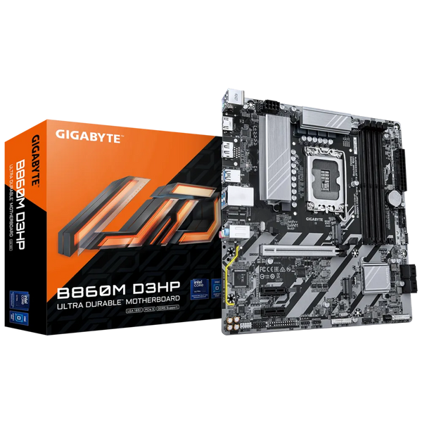 TARJETA MADRE GIGABYTE INTEL B860M D3HP CON SOPORTE USB 3.2 Y PCIE 4.0 PARA ALTO RENDIMIENTO