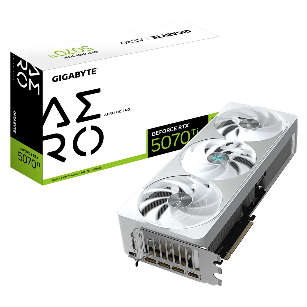TARJETA GRÁFICA GEFORCE RTX™ 5070 TI AERO OC 16G - RENDIMIENTO SUPERIOR PARA GAMING Y CREACIÓN DE CONTENIDO EN ALTA DEFINICIÓN