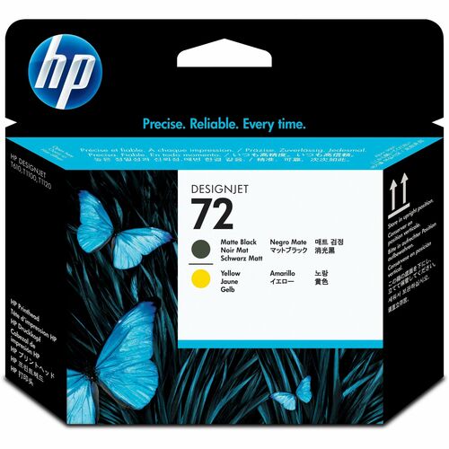 HP INC CABEZAL DE IMPRESIÓN HP 72 (C9384A) INYECCIÓN DE TINTA - NEGRO MATE, AMARILLO - ORIGINAL - EMPAQUE UNITARIO - 1 / SOLAMENTE - INYECCIÓN DE TINTA - 1 / SOLAMENTE