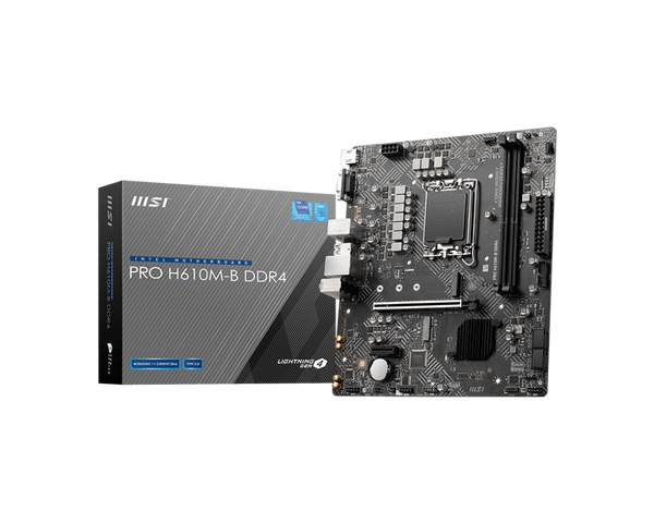 MOTHERBOARD MSI PRO H610M-G CON AUDIO, RED Y VÍDEO INTEGRADOS DDR4 911-7D46-221