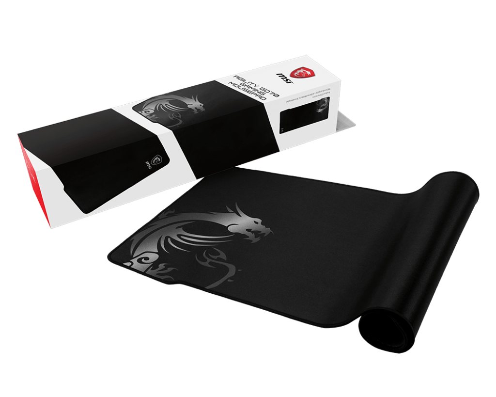 ALFOMBRILLA GAMING MSI AGILITY GD70 • EXTRA GRANDE XL • SUPERFICIE TEXTURIZADA PARA PRECISIÓN • BASE ANTIDESLIZANTE • IDEAL PARA RATÓN Y TECLADO EN SETUP GAMER