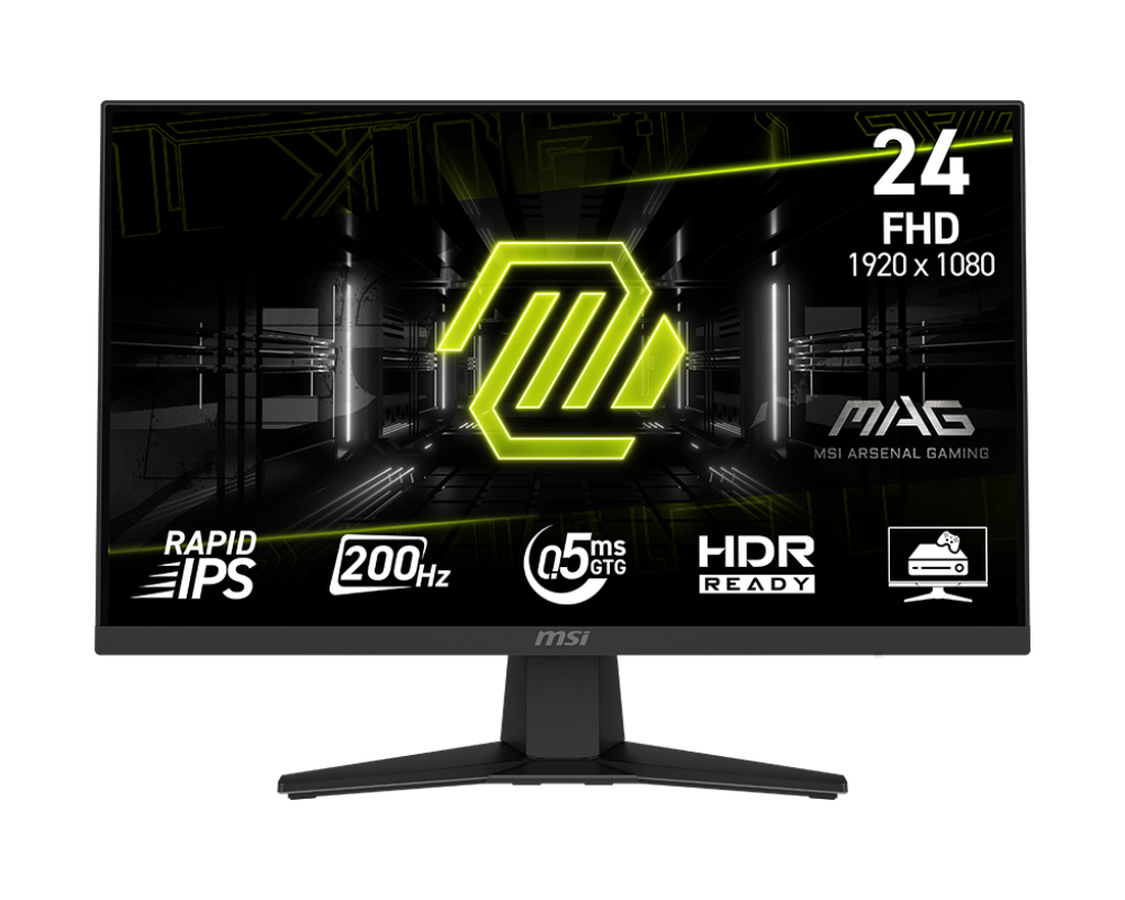 MONITOR MAG 244F FHD 24" 200HZ 0.5MS PANEL IPS PARA GAMING Y MULTIMEDIA